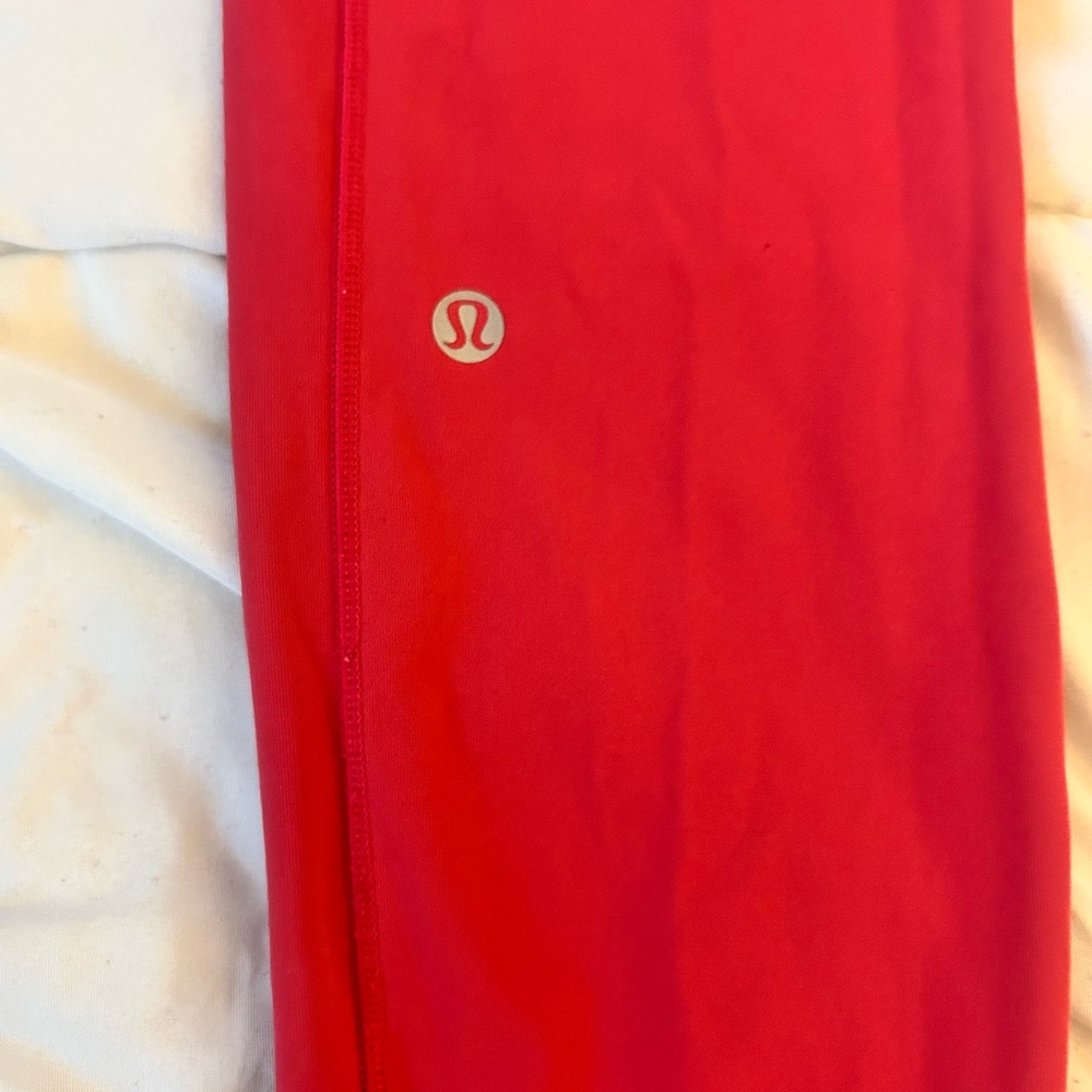 lululemon athletica Bright Red Leggings